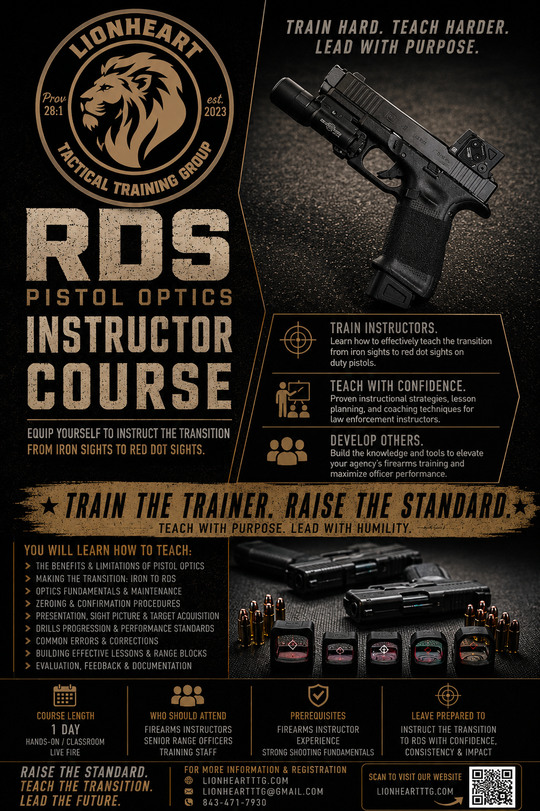Red Dot Sight (RDS) Instructor Course