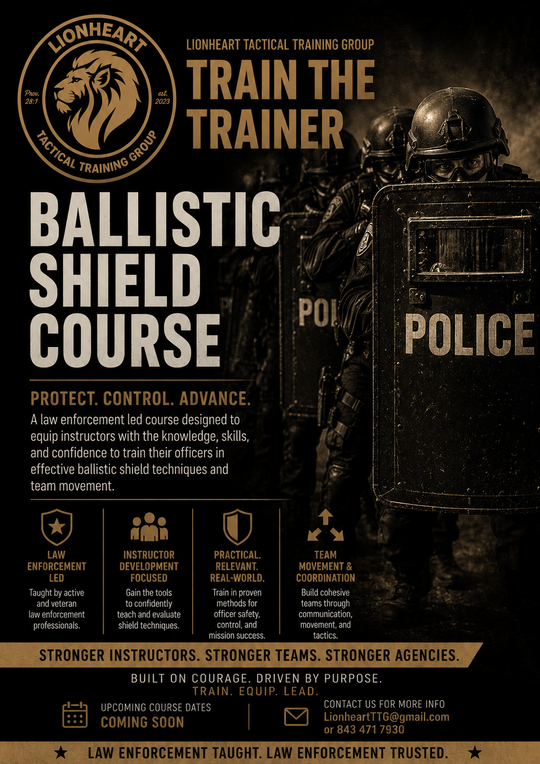 Ballistic Shield Instructor Course