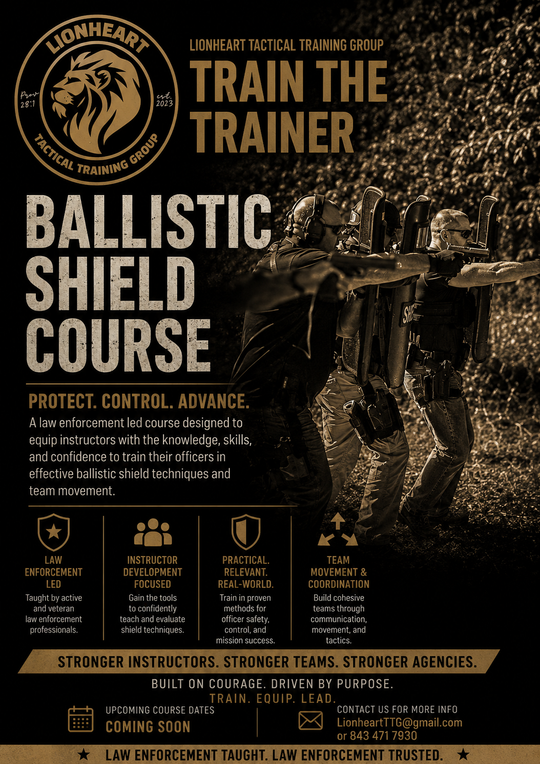 Ballistic Shield Instructor Course